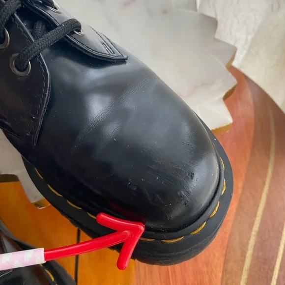 Dr. Martens 1461 Quad Smooth Leather Platform u Unisex Size 5 men’s / 6 women’s - Picture 9 of 16